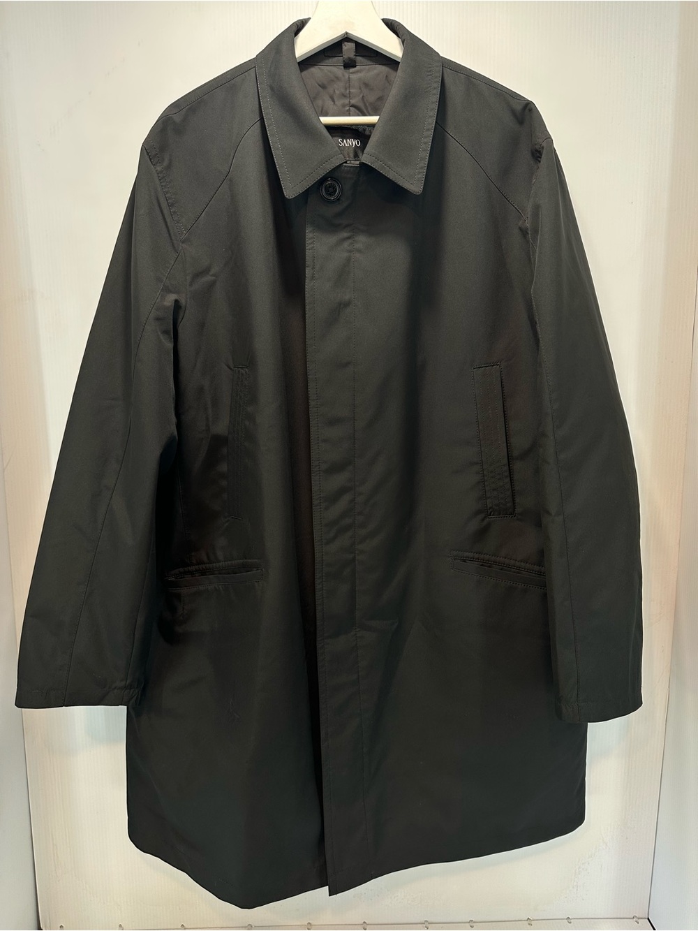 Vintage Sanyo Single-breasted Car Coat All Weather Travel Coat Men’s XL